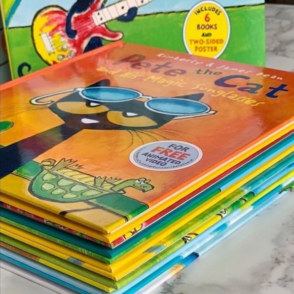 Pete the Cat's Groovy Box of Books - Set of 6 Hardcover with Box cover - Picture 4 of 5